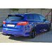 Накладка сплиттер на задний бампер на Ford Focus III ST Estate